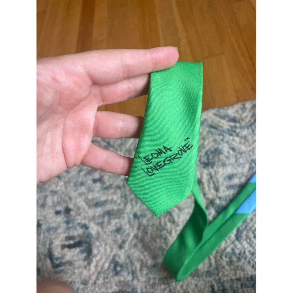 Leoma Lovegrove Men’s Tie Making Waves Print Sailboats Tropical Beach Ocean